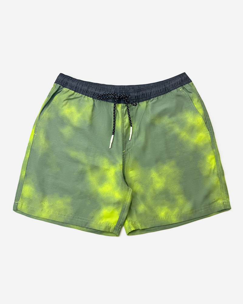 Tie Dye Drawcord Boardshorts Set